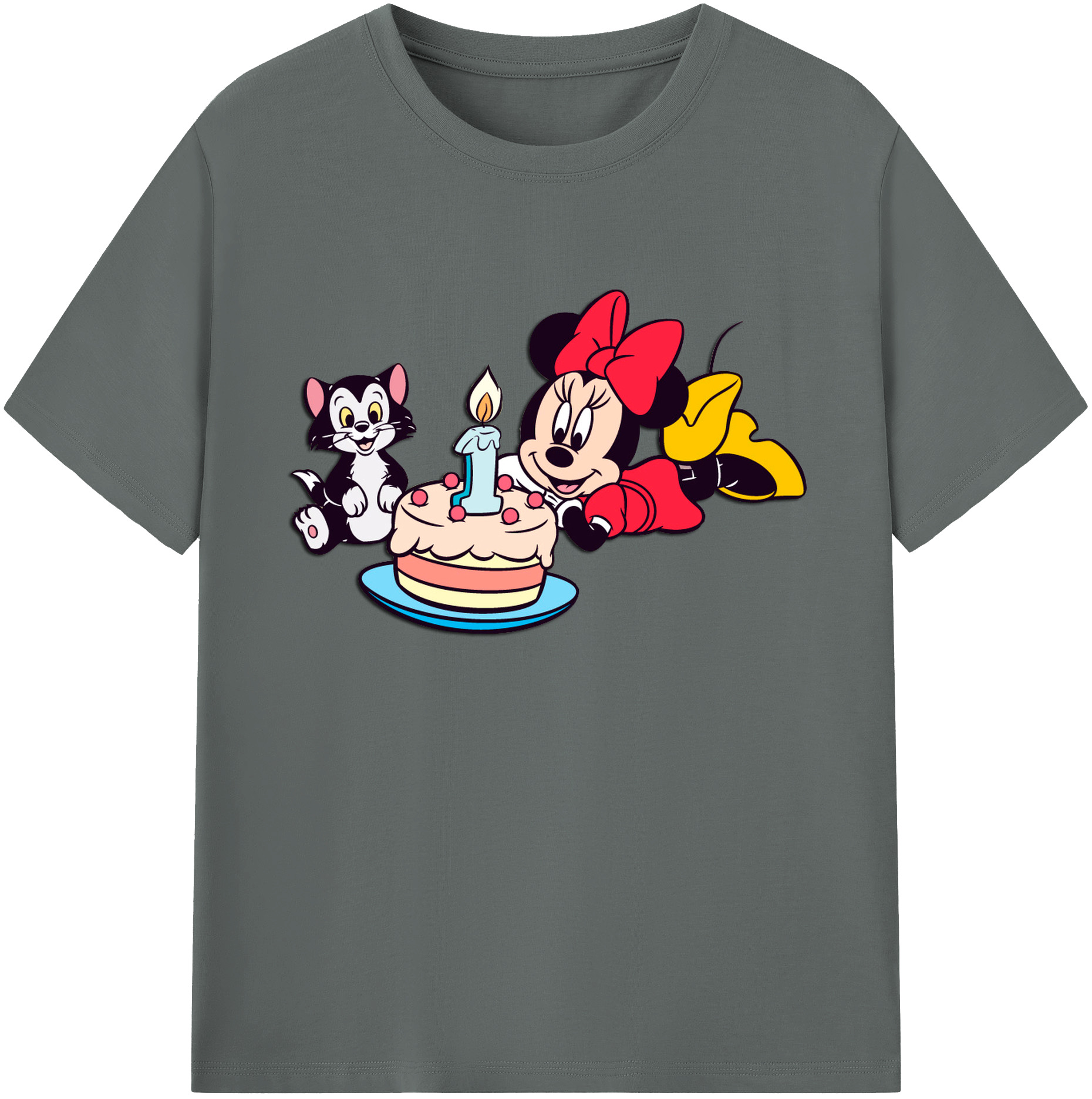 ミッキーマウス Mickey Mouse 綿100％ メンズ半袖Tシャツ｜肌触りやわらか＆通気性